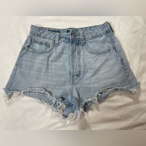 wild fable shorts Highest Rise Cut Off Denim Woman’s Size 2 Summer Festival